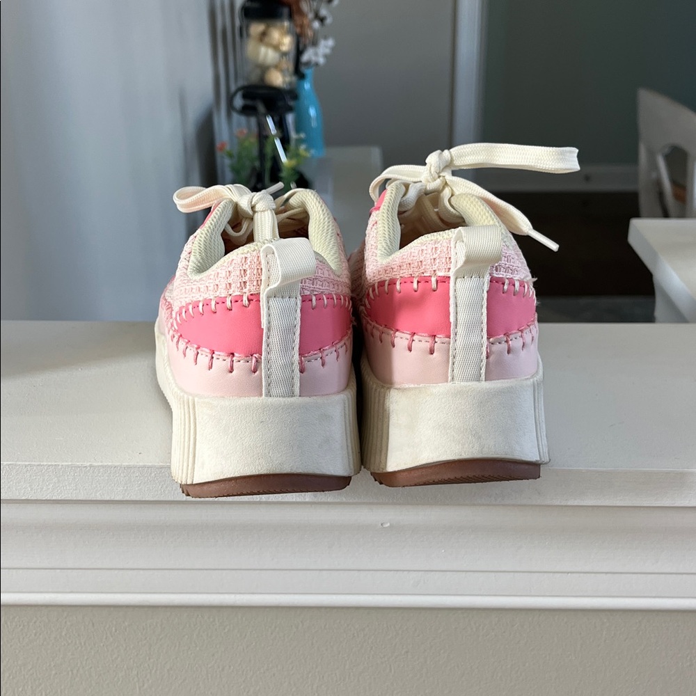 LUCKY STEP Air Cooled Pink Sneakers size 7 - Picture 10 of 13